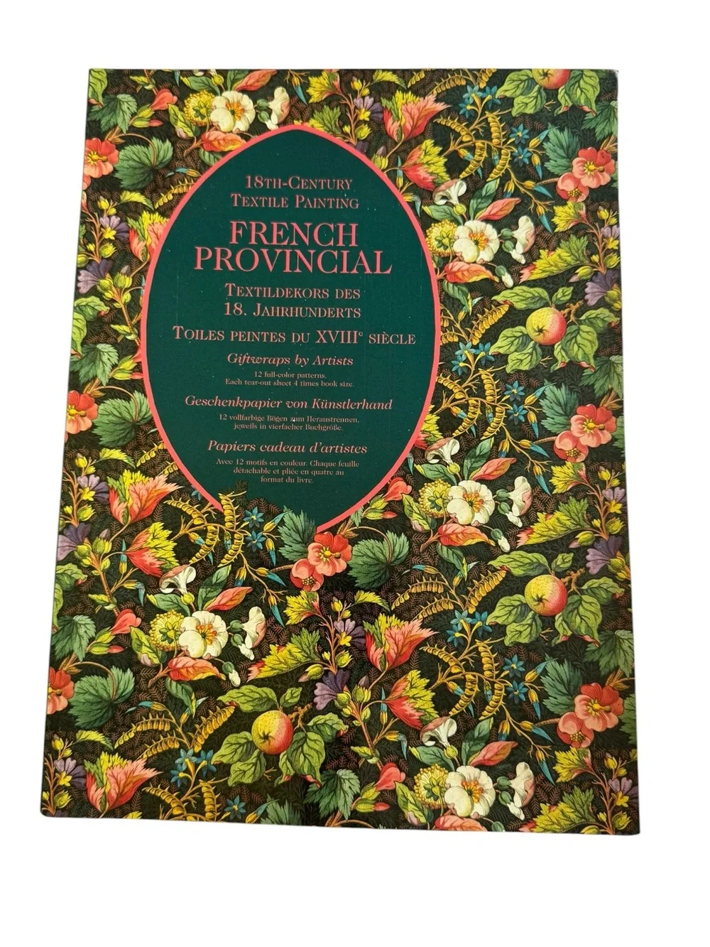 French Provincial Floral Giftwrap Book
